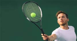 Tenía una lesión que me impedía jugar a tenis